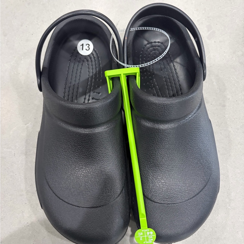 CROCS Black Clogs for Men Brand New size 13
